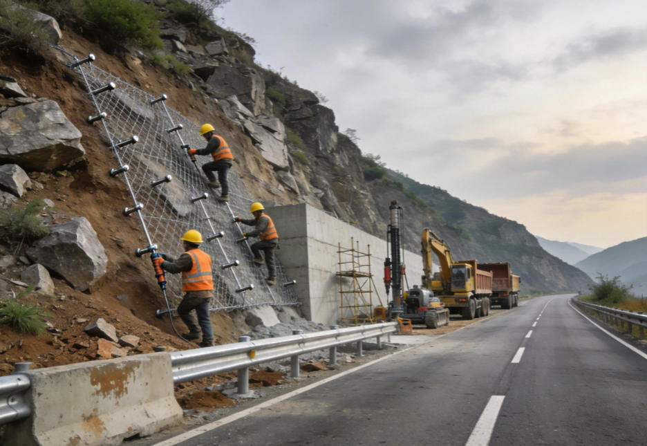 从化公路道路护坡